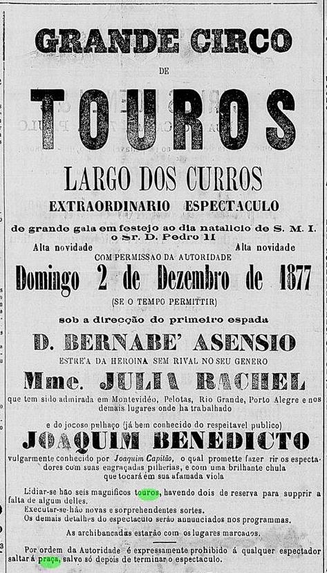 Correio Paulistano, 1 de dezembro de 1877