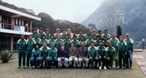Seleção convocada para a Copa do Mundo da China (1991). Foto: Acervo pessoal da jogadora Michel Jackson